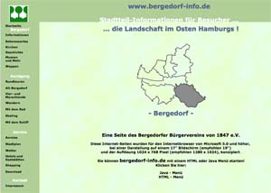 "Bergedorf - Via Internet in die weite Welt"